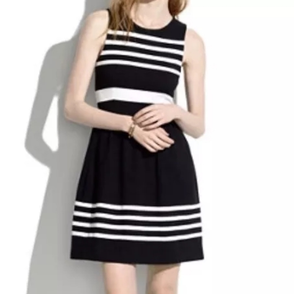 Madewell afternoon saltwater strip dress - pockets